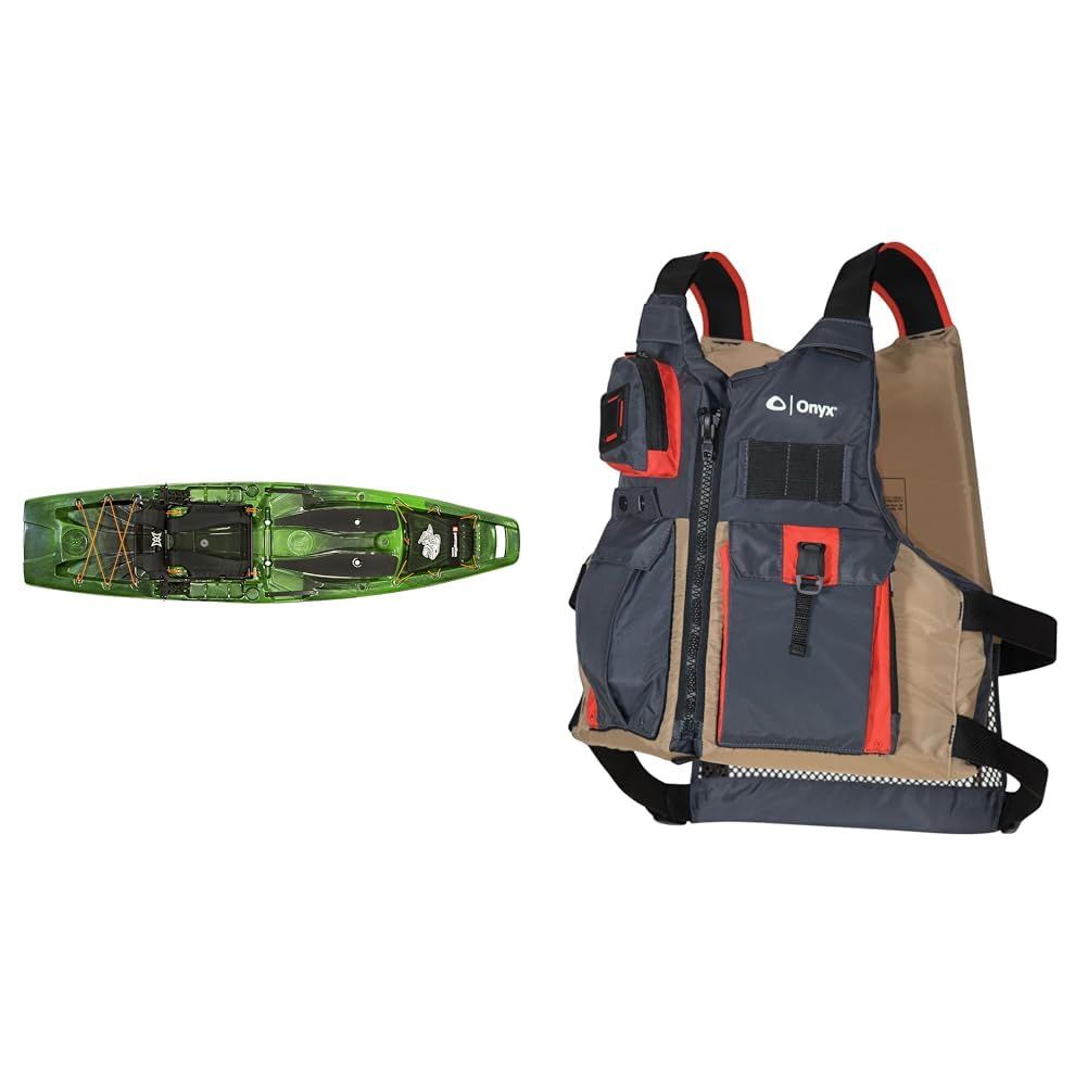 Amazon.com : Perception Outlaw 11.5 Sit on Top Fishing Kayak with